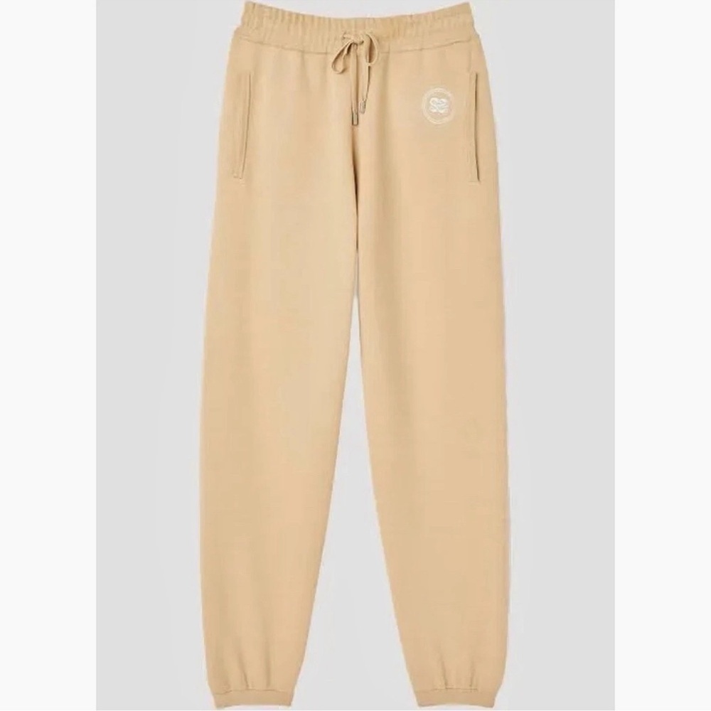 Sandro Bristol High Rise Drawstring Knit Joggers Size 10 - Picture 3 of 8